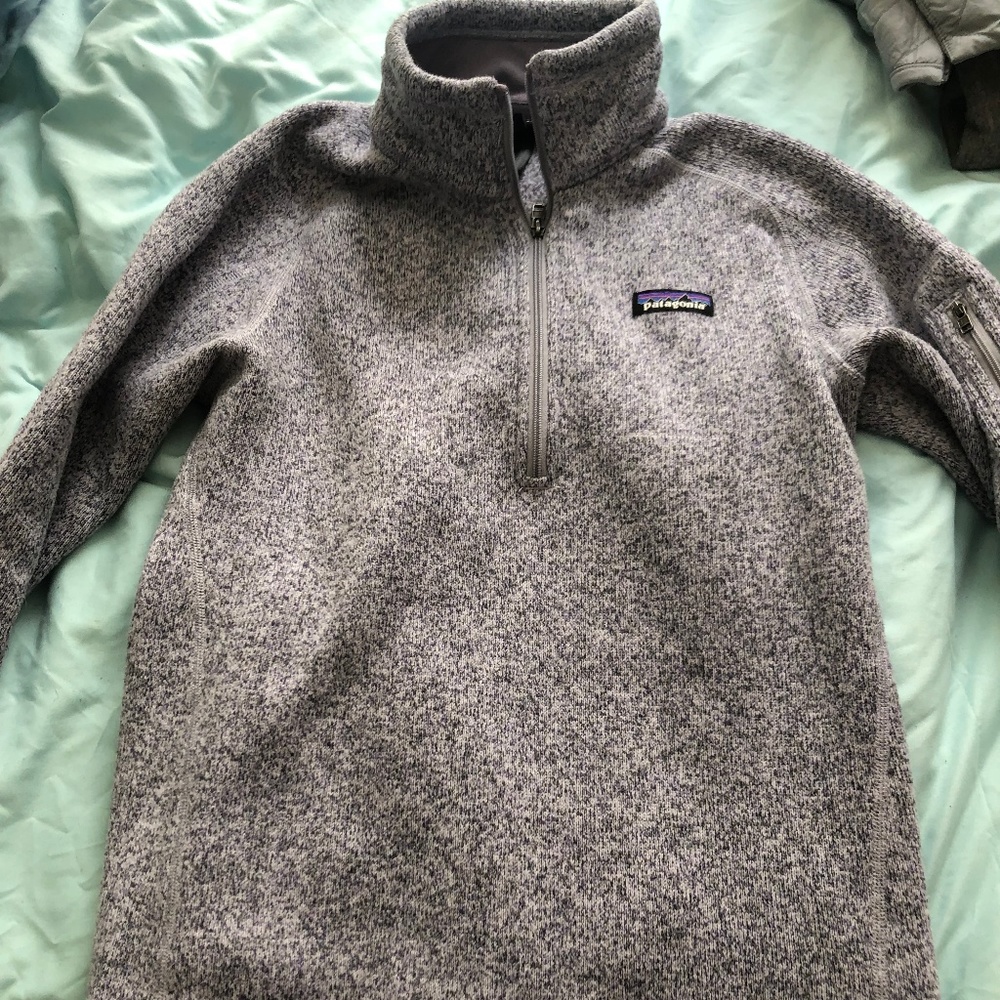 Purple Patagonia Quarter-zip